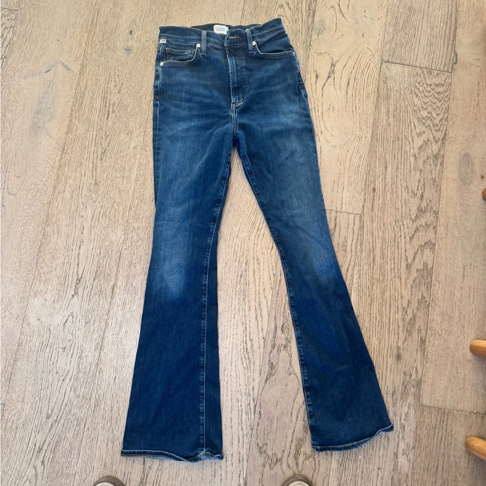 Citizens Of Humanity Dark Blue Flare Jeans